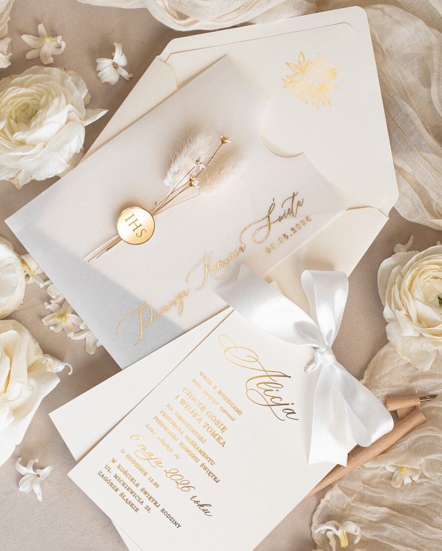 Zaproszenia na Komunię dla Dziewczynki dziewczynka  8