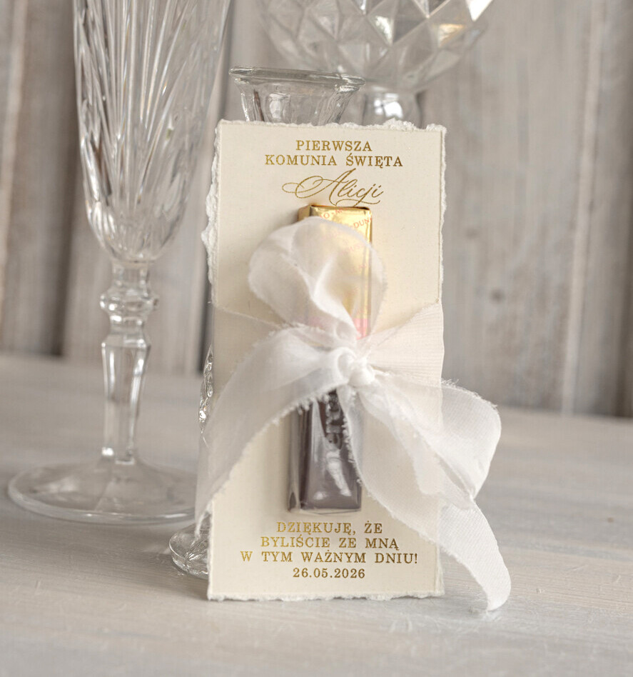 Podziękowania dla gości na komunii podziękowania dla gości prezenciki dla gości komunijnych, czekoladki merci prezenty dla gości Komunijnych, upominki komunijne, Oryginalne podziękowania dla gości na Komunii 0