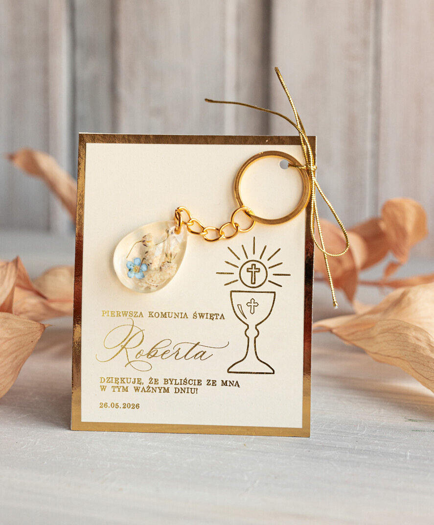 Podziękowania dla gości na komunii podziękowania dla gości podziękowania dla gości komunia, breloki prezenty dla gości na Komunii, upominki dla gości komunijnych, Oryginalne podziękowania dla gości komunijnych1