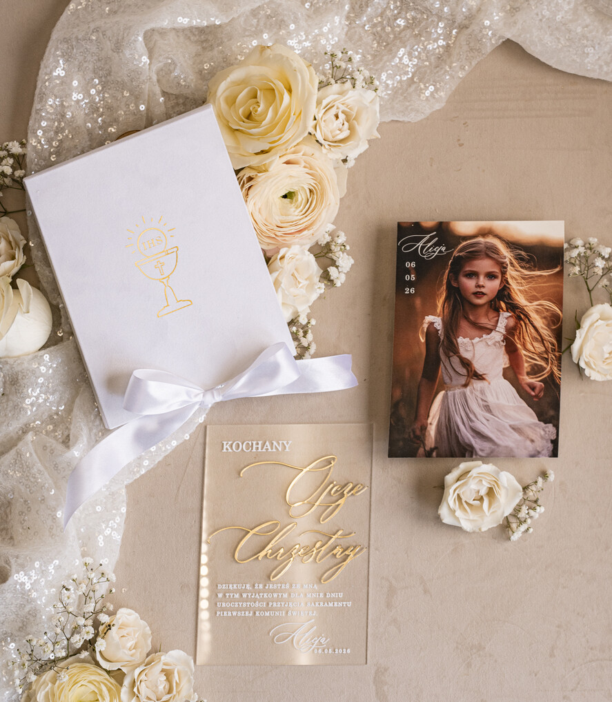 Pamiątki Prezenty na komunię  zaproszenia i podziękowania dla najbliższych  podziękowanie dla Ojca Chrzestnego, wyjątkowe podziękowania dla chrzestnych, podziękowanie dla chrzestnego pudełko w środku podziękowanie 2