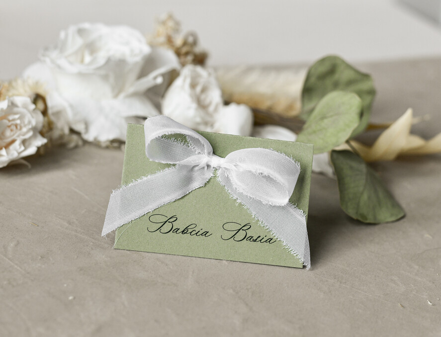 Winietki na komunię  winietki  naturalne winietki na komunię, winietka dekoracja stołu na komunii, komunijne winietki szałwiowe0