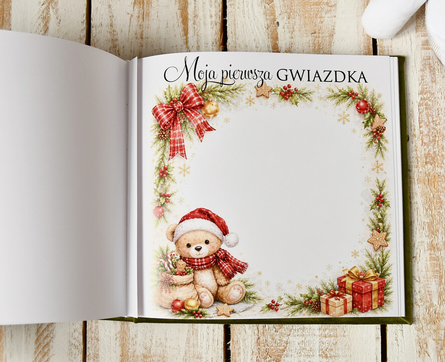 albumy dla Dzieci albumy welurowe Prezent dla Noworodka Album 1 Rok życia  Praktyczny Prezent na narodziny dla dziecka Album 16