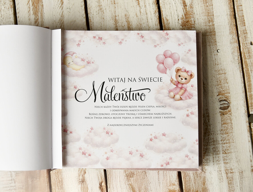 albumy dla Dzieci albumy welurowe Ręcznie szyty album dla dziecka z personalizowaną welurową okładką. Idealny na zdjęcia z narodzin, chrztu i pierwszych lat życia. 13