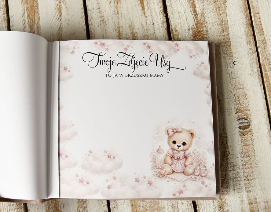 albumy dla Dzieci albumy welurowe Ręcznie szyty album dla dziecka z personalizowaną welurową okładką. Idealny na zdjęcia z narodzin, chrztu i pierwszych lat życia. 15
