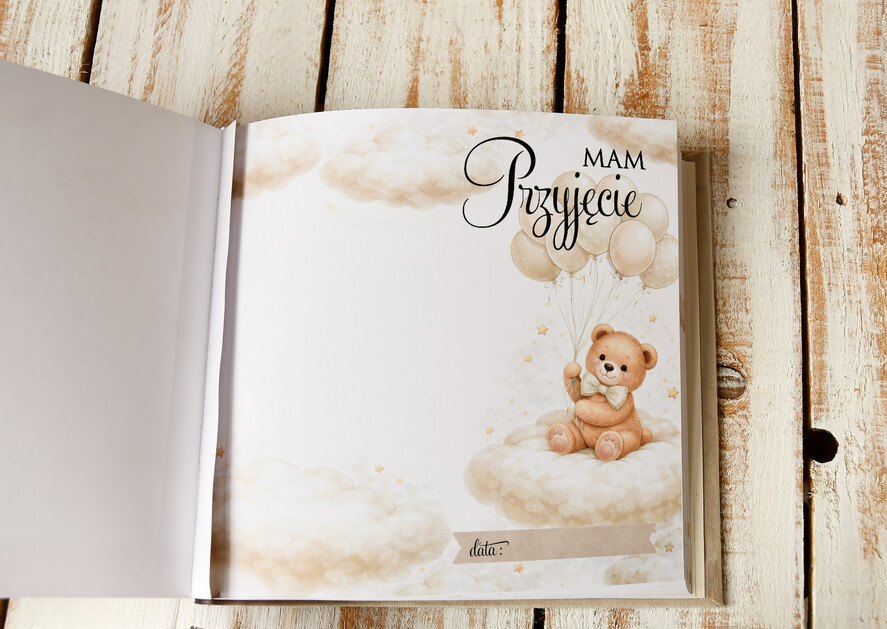 albumy dla Dzieci albumy welurowe Prezent dla Noworodka Album 1 Rok życia  Praktyczny Prezent na narodziny dla dziecka Album 31