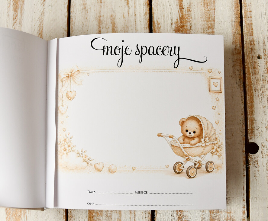 albumy dla Dzieci albumy welurowe Prezent dla Noworodka Album 1 Rok życia  Praktyczny Prezent na narodziny dla dziecka Album 25
