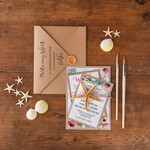 Zaproszenia ślubne morskie / marine spersonalizowane zaproszenia ślubne marine dla miłośników morza i wody  2