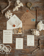 Zaproszenia ślubne morskie / marine nietypowe zaproszenia ślubne, morskie na wesele w stlu plażowym6