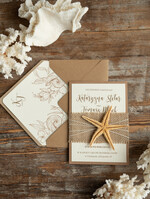 Zaproszenia ślubne morskie / marine nietypowe zaproszenia ślubne, morskie na wesele w stlu plażowym0