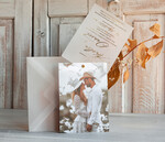 Zaproszenia ślubne Ze zdjęciem  Eleganckie Złocone zaproszenia ślubne ze zdjęciem foto zaproszenie na ślub Złote Litery  Proste Zaproszenie na ślub z Waszym Zdjęciem Zaproszenia na ślub ze zdjęciem8