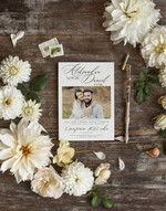 Zaproszenia ślubne Ze zdjęciem  Minimalistyczne zaproszenia ślubne ze zdjęciem foto zaproszenie na ślub Proste Zaprosznie na ślub z Waszym Zdjęciem2