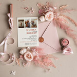 Zaproszenia ślubne Ze zdjęciem  modne zaproszenia na ślub, ze zdjęciem dla gości na pamiątkę, zaproszenia ślubne ze zdjęciem2