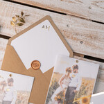 Zaproszenia ślubne Ze zdjęciem  Minimalistyczne Złocone zaproszenia ślubne ze zdjęciem foto zaproszenie na ślub Złote Litery i Wasze Fotki2