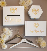 Pudełko na koperty  DREWNIANE Zestaw Ślubny - Skrzynka na koperty, ślubna ksiega wpisów gości, wieszaki ślubne , pudełeczkao szkatułka na obrączki szybka wysyłka6