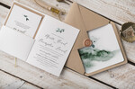 Zaproszenia ślubne Natura wyjątkowe zaproszenia ślubne, rustykalne zaproszenie na ślub boho2
