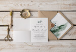 Zaproszenia ślubne Natura wyjątkowe zaproszenia ślubne, rustykalne zaproszenie na ślub boho5