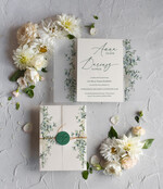 Zaproszenia ślubne Natura orginalne zaproszenia ślubne, w stylu boho idealne na rustykalne wesele5