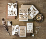 Zaproszenia ślubne Natura unikatowe zaproszenia ślubne z motywem vintage2