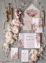 Zaproszenia ślubne Natura ręcznie robione zaproszenia na ślub, zaproszenia ślubne vintage, minimalistyczne zaproszenia slubne 0