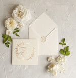 Zaproszenia ślubne Złote Glamour spersonalizowane zaproszenia na ślub, złote glamour1