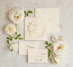 Zaproszenia ślubne Złote Glamour spersonalizowane zaproszenia na ślub, złote glamour5