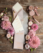 Zaproszenia ślubne Złote Glamour zaproszenia ślubne ręcznie robione, szykowne i złote3