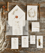 Zaproszenia ślubne Złote Glamour Złote  Minimalistyczne zaproszenia ślubne,  proste złocone zaproszenie ślubne Nowoczesne zaproszenie na ślub2