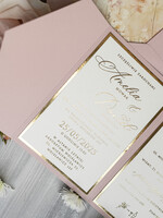 Zaproszenia ślubne Złote Glamour Oryginalne Zaproszenia Na Ślub Idealne Na Wesele W Plenerze, Eleganckie Zaproszenie Ślubne Z Trawą Pampasową, Złote Zaproszenia Na Ślub I Wesele, Trawa Pampasowa Na Zaproszeniach Ślubnych13