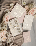 Zaproszenia ślubne Złote Glamour złote zaproszenia ślubne ze złotym serduszkiem ręcznie robione zaproszenia na slub glamour zaproszenie ślubne zamykane w złotej kalce zaproszenia na ślub i wesele1