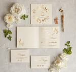 Zaproszenia ślubne Złote Glamour Złote  Minimalistyczne zaproszenia ślubne,  proste złocone zaproszenie ślubne Nowoczesne zaproszenie na ślub1