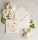 Zaproszenia ślubne Złote Glamour Złote  Minimalistyczne zaproszenia ślubne,  proste złocone zaproszenie ślubne Nowoczesne zaproszenie na ślub2