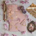 Zaproszenia ślubne Złote Glamour Marmurkowe Zaproszenia Ślubne Różowe złote Zaproszenie na Ślub Glamour Złocone Zaproszenia na Ślub Cywilny3