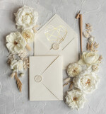 Zaproszenia ślubne Złote Glamour Złote  błyszczące zaproszenie na ślub z geometrycznym secem Złote Zaproszenia Ślubne z Listkami  Glamour Proste  Złocone Zaproszenie na Ślub5