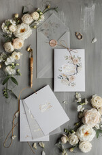 Zaproszenia ślubne Złote Glamour orginalne zaproszenia na ślub luksusowe wesele w zamku zaproszenia ślubne złote litery4