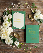 Zaproszenia ślubne Złote Glamour orginalne zaproszenia na ślub, klasyczne złote i błyszczące5