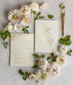 Zaproszenia ślubne Złote Glamour Eleganckie Zaproszenia ślubne złote napisy na zaproszeniu7