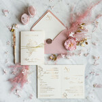 Zaproszenia ślubne Złote Glamour najpiękniejsze zaproszenia ślubne, glamour złote napisy na zaproszeniu, składane zaproszenia ze sznurkiem0