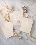 Zaproszenia ślubne Złote Glamour minimalistyczne złote lub srebrne zaproszenia ślubne  idealne na wesele w stylu glamour 16