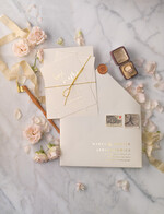 Zaproszenia ślubne Złote Glamour minimalistyczne złote lub srebrne zaproszenia ślubne  idealne na wesele w stylu glamour 2