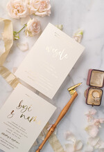 Zaproszenia ślubne Złote Glamour minimalistyczne złote lub srebrne zaproszenia ślubne  idealne na wesele w stylu glamour 7