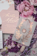 Zaproszenia ślubne Złote Glamour modne zaproszenia na ślub, idealne na wesele ze złotem18