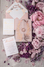 Zaproszenia ślubne Złote Glamour modne zaproszenia na ślub, idealne na wesele ze złotem9