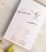 Zaproszenia ślubne Złote Glamour złote zaproszenia ślubne bogato zdobione motywy kwiatowe idealne na letni ślub3