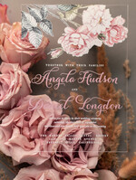 Zaproszenia ślubne Złote Glamour nowoczesne zaproszenia ślubne druk UV na akrylu idealne na wesele w pałacu 11