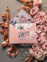 Zaproszenia ślubne Złote Glamour nowoczesne zaproszenia ślubne druk UV na akrylu idealne na wesele w pałacu 16