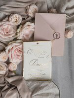 Zaproszenia ślubne Złote Glamour najpiękniejsze zaproszenia ślubne, złote glamour11