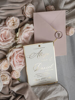 Zaproszenia ślubne Złote Glamour najpiękniejsze zaproszenia ślubne, złote glamour10