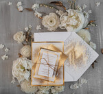 Zaproszenia ślubne Złote Glamour niepowtarzalne zaproszenia ślubne, elegancki styl glamour7