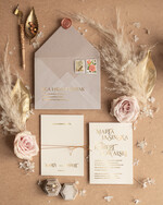 Zaproszenia ślubne Złote Glamour zaproszenia ślubne wykonywane ręcznie, glamour błyszczące złote2