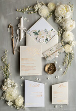 Zaproszenia ślubne Złote Glamour kartki ślubne ręcznie robione, glamour złote i srebrne3